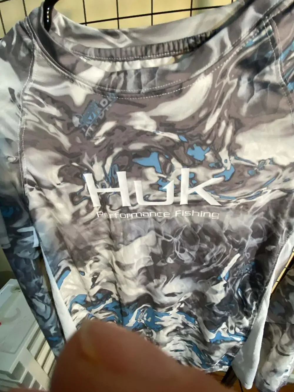 Huk Mossy Oak Pursuit Long Sleeve Performance Fishing Shirt Youth Size Large
